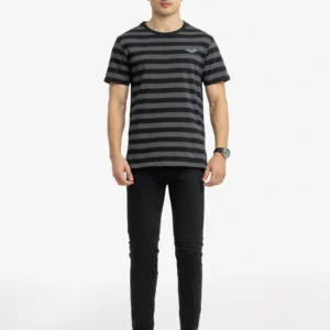 Men's Black & Grey Graphic Tee