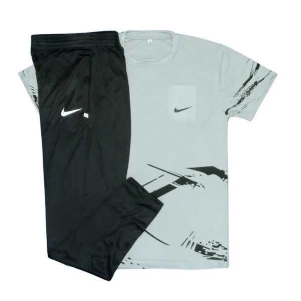 Men Premium Track Suit Grey and black |Nike
