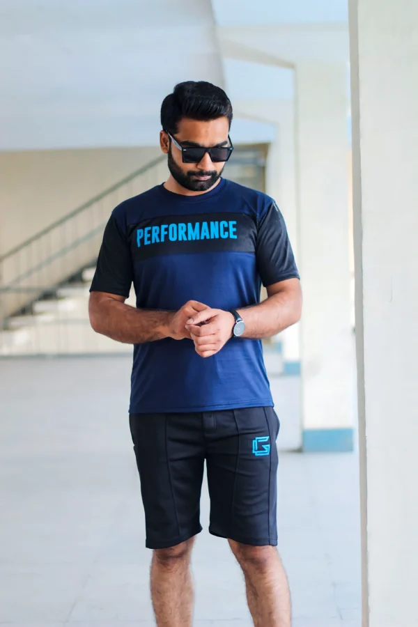 billionaire Performance wear Twinset- Navy – Dry Fit - Image 3