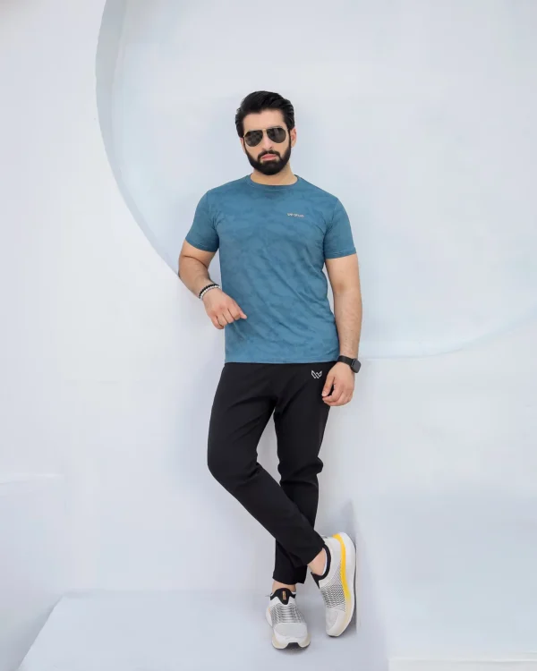 Textured Mesh - Spendex Tee Twinset - Image 4