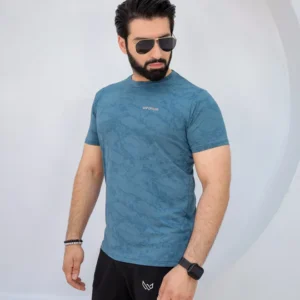 Textured Mesh - Spendex Tee Twinset