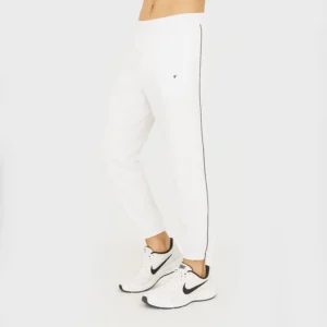 SR-Premium White Relaxed Fit Single Piping Bottoms